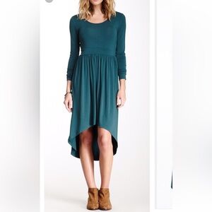Tart Louvain High-Low Long Sleeve Dress